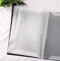 30-seitiger A3 PP-Material Wasserdichter Schwarzer Langlebiger Musik-Ringordner - Mehrfach-Taschen Präsentationsmappe zur Organisation von Klavierpartituren