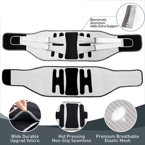 Bionic Thép Tấm Thoáng Khí Eo Hỗ Trợ Đàn Hồi Thấp Hơn Thắt Lưng Trở Lại Brace Ủng Hộ Ban Nhạc Loại Cho Eo - Product Image 5