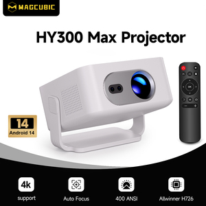 Nuevo Proyector Magcubic HY300MAX Actualizado con Android 14, Resolución Nativa 720P HD, Compatible con 8K, Autoenfoque y WiFi, Mini Portátil para Hogar y Exteriores - Product Image 3