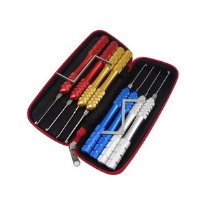 Herramientas de <span class=keywords><strong>Cerrajería</strong></span> Mágicas Universales 2 en 1 de Acero Metálico Coloridas para Automóviles, Suministros de <span class=keywords><strong>Cerrajería</strong></span> que Incluyen Ganzúas - Product Image 2