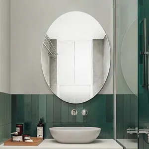 Овальная форма, мебель для домашнего декора, зеркало, настенное декоративное зеркало для ванной, простой туалетный столик, зеркало для макияжа