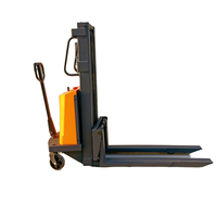 Offre Spéciale 1000kg 1.5t 2ton 3m palette Portable chariot élévateur manuel auto-chargé gerbeur manuel semi-électrique