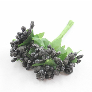 Venta directa de cajas de regalo para coronas de flores hechas a mano, decoración con tallos de morera, simulación de estambres, material para festivales y bodas. - Product Image 4