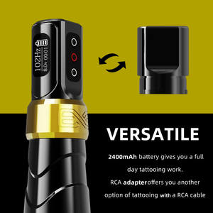 XNET F L U X E X O <span class=keywords><strong>M</strong></span> A X 4毫米笔触无线纹身枪专业无线旋转纹身机艺术家人体艺术笔 - Product Image 2