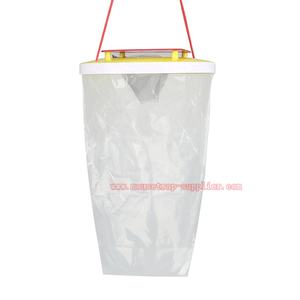 आउटडोर गार्डन डिस्पोजेबल प्लास्टिक कीट चारा पकड़ने का उपकरण होम हैंगिंग फ्लाई ट्रैप बैग डिवाइस - Product Image 6