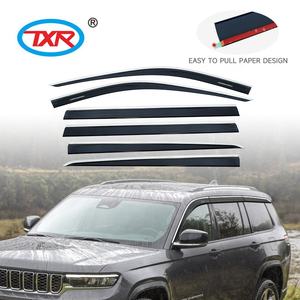 Escudo meteorológico para coche, accesorios deflectores de ventana, visor para Jeep Grand Cherokee WL SUMMIT RESERVE /WL 4XE OVERLAND/WK/WJ - Product Image 3