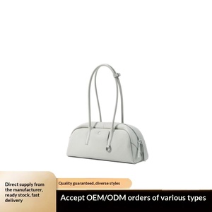 Sac bowling femme en cuir véritable et polyester, style Wen <span class=keywords><strong>Qis</strong></span>, série Trail Mountain, simplicité urbaine, fermeture éclair, deux sangles, tendance - Product Image 3