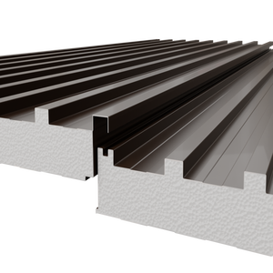 Panneau mural sandwich en aluminium de <span class=keywords><strong>45</strong></span> <span class=keywords><strong>mm</strong></span> d'<span class=keywords><strong>épaisseur</strong></span>, panneau de toiture entièrement en aluminium - Product Image 2