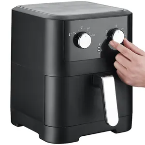 China Supplier LCD Display 6l Square Digital Air Fryer 6l Free Shipping With Large Capacity