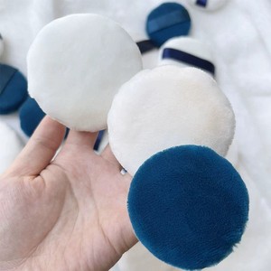 Meilleure vente Fond de teint flocage personnalisé coton velours bouffée coussin d'air cosmétique poudre libre moelleux ruban cosmétique bouffées - Product Image 4
