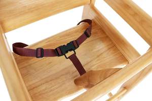 <span class=keywords><strong>Chaise</strong></span> <span class=keywords><strong>haute</strong></span> pliable en bois avec <span class=keywords><strong>harnais</strong></span> de sécurité <span class=keywords><strong>pour</strong></span> l'alimentation du bébé et utilisation portable - Product Image 4