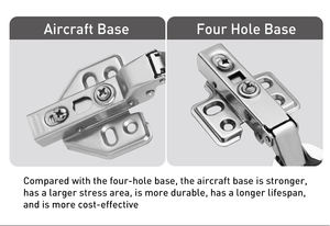 أثاث مخفي هيدروليكي مقفل ناعم من البلاتيك ، خزانة مطبخ ، خزانة مطبخ ثلاثية الأبعاد ، خزانة ذات اتجاه واحد/اتجاهين من الفولاذ ، أبواب مفصلة للمنزل - Product Image 5