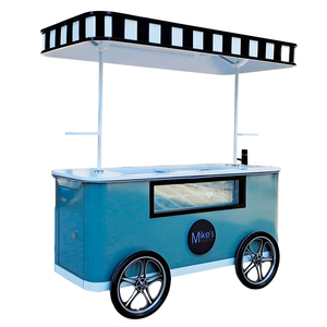 New Type Italian Ice Cream Trolley Luxury Ice Cream Display <b>Freezer</b> - Product Image 4