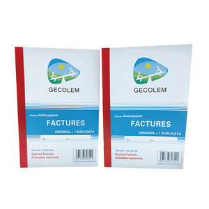 Libreta de Facturas con Logotipo Personalizado, Copias sin Carbón A5, 8.3x5.5 Pulgadas, Libreta de Recibos de Cartón sin Carbón, Formulario de Pedido de Compra A4 - Product Image 1