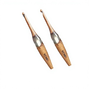 Wooden & Resin Fashion <b>Crochet</b> <b>Hook</b> Needles <b>Set</b> 20cm 3mm Colorful Convenient for Hand Knitting and <b>Crochet</b> DIY Crafts - Product Image 1