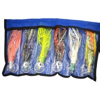 9 Inci Set Umpan Pancing Trolling Air Asin Dicurangi untuk Marlin Tuna Mahi Durado Wahoo Trolling Lure Permainan Umpan Pancing