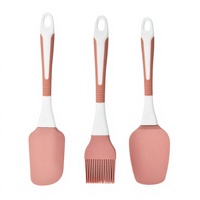 Ensemble de 5 mini ustensiles de cuisine en silicone, spatules de pâtisserie en silicone, ustensiles de cuisine résistants à la chaleur, outils de mélange pour pâtisserie