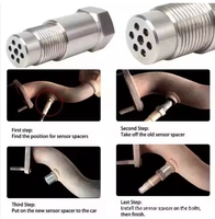 Convertisseur catalytique universel Yueyang mini trois voies en acier inoxydable 409, 100 % testé, garantie 1 an, neuf, 8*5*4, remplacement universel