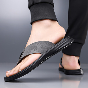 Men's Summer <b>Slides</b> Open Toe EVA Sole Anti <b>Slip</b> Casual Beach Sandals 37 Size - Product Image 4