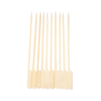 Brochettes en fer forgé durables et écologiques pour la cuisson en extérieur, 20 cm