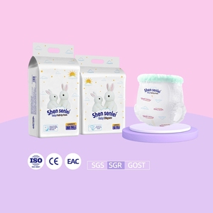 Chất Lượng Cao Bé Tã Thương Hiệu Shensenlei Dùng Một Lần Kéo Quần OEM Bán Buôn Thoáng Khí Thấm Bề Mặt Không Dệt Vải - Product Image 1