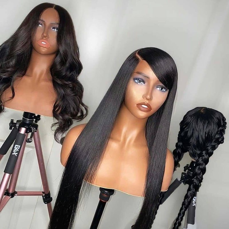 Glueless Highlight Wigs Human Hair 13x6