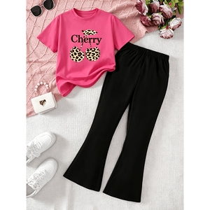 Comodo Set di Tre Pezzi in Seta di Latte per Bambine, Abbigliamento Sportivo all'Ingrosso per Bambine e Ragazze - Product Image 5