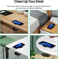 Pengisi Daya Nirkabel Magnetik Tak Terlihat di Bawah Meja dengan Pengisian Cepat PD, Perlindungan Tahan Api & Perlindungan Tegangan Berlebih XE30-A