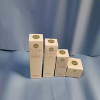 Petit pinceau de maquillage vide personnalisé boîte en papier boîte cadeau biodégradable cosmétique pour soins de la peau boîtes cosmétiques en feuille d'or