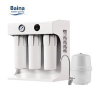 Purificateur d'eau RO sans réservoir 100G, système électrique de comptoir pour usage résidentiel, commercial, automobile et hôtelier, filtre à eau portable