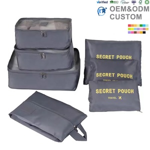 Ensemble de sacs de rangement de voyage de 7 pièces de haute qualité élégant et pratique pour l'ensemble de cubes d'emballage de mode sportive - Product Image 1