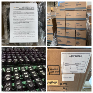 Lumière de sécurité à faisceau ponctuel rouge et bleu pour chariot élévateur, prévention des collisions piétons, IP68 étanche, pour entrepôt de fabrication - Product Image 4