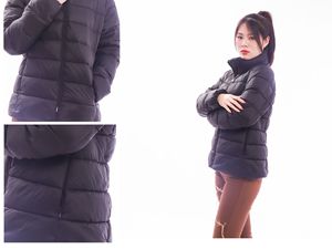 Piumino caldo e spesso <span class=keywords><strong>da</strong></span> <span class=keywords><strong>donna</strong></span> con Logo personalizzato abbigliamento a bolle con imbottitura in cotone traspirante fodera in poliestere tessuto intrecciato - Product Image 6