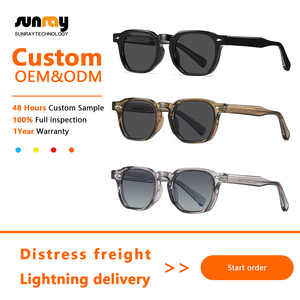 แว่นกันแดด UV400 เลนส์หลากสี ขายส่ง แฟชั่นย้อนยุค โลโก้สั่งทำ กรอบโลหะ แว่นตาแบบกำหนดเอง OEM สำหรับผู้ชาย ขับรถ ใช้ได้ทั้งชายและหญิง สไตล์วินเทจ - Product Image 2