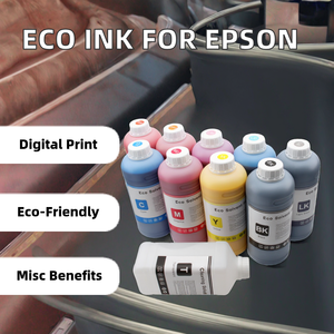 Tinta Eco-Solvente Neutral de 2 Años para Impresión Digital (Compatible con Modelos 3750 2803 4800 ET-15000 ET8550) Botellas de 1000 ml con MSDS - Product Image 2