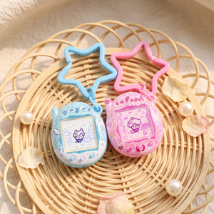 Porte-clés rotatif personnalisé en acrylique, motif animal de dessin animé, mignon, durable, pour console de jeu Tamagotchi <span class=keywords><strong>Beat</strong></span>, sac de téléphone à perles, chaîne de téléphone - Product Image 2