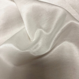 16 m/m vente chaude coton mélangé soie naturel blanc soie coton Satin tissu pour vêtements décontractés - Product Image 5
