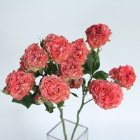 Großhandel Hochzeit Garten Dekoration Spray Rose Little Fairy Lily Nelke Chrysantheme Hortensie Hot Sale Flower