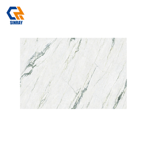 Piastrelle <span class=keywords><strong>in</strong></span> Pietra Sinterizzata Sinray 1600x3200mm Grigie Lucide per Pavimenti/Pareti, Antibatteriche, Antiscivolo, Zero Assorbimento d'Acqua, Moderne - Product Image 1