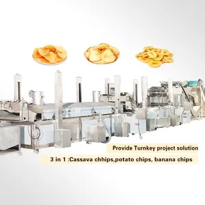 TCA-línea de producción automática de patatas, máquina para hacer chips, precio