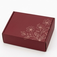 Boîte en carton pour vêtements, emballage d'expédition, carton ondulé, taille personnalisée, papier kraft, logo imprimé, structure pliable, vêtements, e-commerce