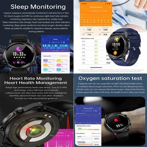 Nuovo ECG salute Smart Watch E400 con schermo da 1.39 pollici 360*360 pressione sanguigna ossigeno telefono promemoria quadranti Custom orologio - Product Image 4