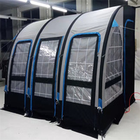 390 Classics Europea 300D Polyester Imperméable Extérieur Gonflable Caravane Auvent Auvent Air avec Tube TPU et Pompe À Main