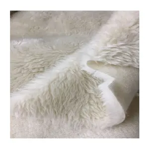 polyester 15mm hair length faux synthetic mink fur fabric for jacket lining