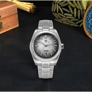 Montre San Martin 42mm en émail JianZhan GMT Miyota 9015, montre de luxe Gada pour homme, automatique, mécanique, style chinois, SN0144GL - Product Image 2