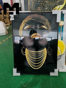 Decoración del Hogar <span class=keywords><strong>de</strong></span> Fábrica, Pósters Clásicos, Impresiones <span class=keywords><strong>de</strong></span> Retratos Femeninos, <span class=keywords><strong>Cuadros</strong></span> <span class=keywords><strong>de</strong></span> Mujeres Africanas Negras, Arte <span class=keywords><strong>de</strong></span> Pared en Lienzo con Marco - Product Image 2
