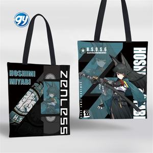 37*33cm Neues Spiel Zenless Zone Zero Anime Leinwand Handtasche Cosplay Anime Einkaufstasche - Product Image 6