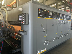 Đầy đủ tự động <span class=keywords><strong>in</strong></span> flexo rãnh chết cắt thư mục Máy dán trong trường hợp Dòng làm thùng carton - Product Image 3