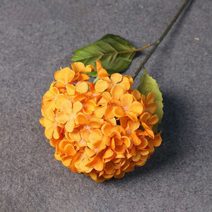 ของตกแต่งโต๊ะงานแต่งทำจากผ้าไหมเทียมสีส้มเหมือนจริงกุหลาบดอกบัวดีไซน์ทันสมัยคุณภาพสูงสำหรับวันแม่ - Product Image 1