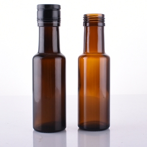 Dorica 500ml 50cl 0.5L 16oz thủy tinh dầu ô liu chai tròn với dập nóng màu nâu hoặc màu xanh lá cây nắp vặn - Product Image 4